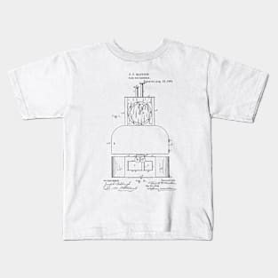 Fare box register Vintage Retro Patent Hand Drawing Funny Novelty Gift Kids T-Shirt